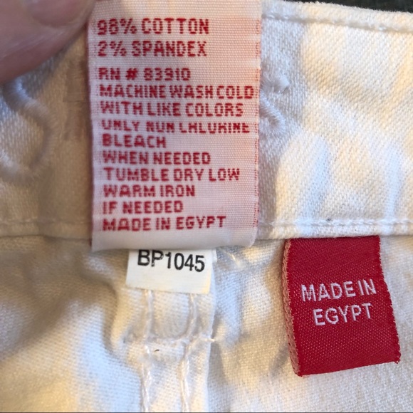 Smiths Dungarees White Bootcut Jeans Stretch Sz 16 - Picture 3 of 8